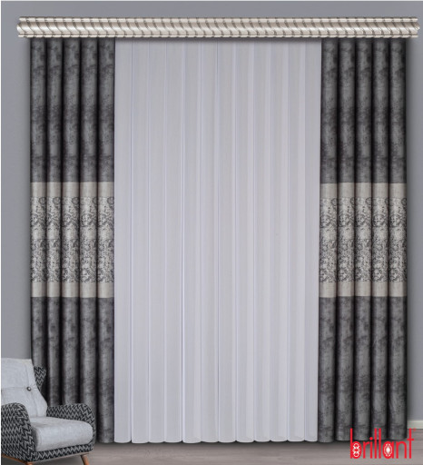 Kombinli Tül Dikey Kombinli Tül Dikey